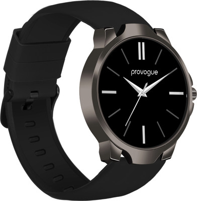 PROVOGUE Minimalist Gun Metal Series | Smart Watch Strap | Smart Clip | Soft Silicon Minimalist Gun Metal Series | Smart Watch Strap | Smart Clip | Soft Silicon Analog Watch  - For Men