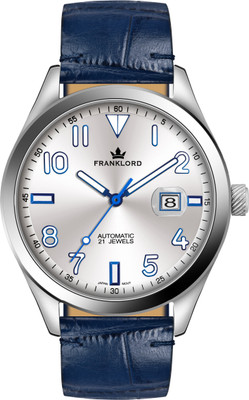 FRANKLORD Lunar Silver Regal Sapphire Series Analog Watch  - For Men