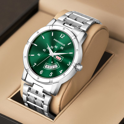 PROVOGUE PRV-231-Green Day and Date Analog Watch  - For Men