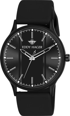EDDY HAGER EH-193-Black Big Dial Analog Watch  - For Men