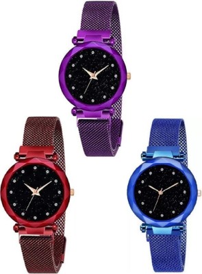 PV CREATION Magnet Analog Watch  - For Girls