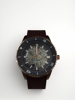 shafs Automatic Skeleton Analog Watch  - For Men