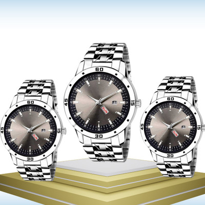 MAHAKAPI New Stylish Combo - Pack3 Analog Watch Analog Watch  - For Men
