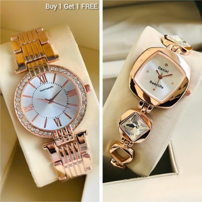 Americanviber DRW0090027 Premium Color Smooth Finish COMBO Pack 2 Analog Watch  - For Women