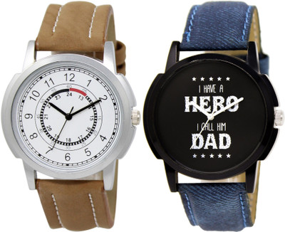 Naavli LR07_Combo_LR17 Analog Watch  - For Men & Women