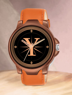 Red Robin ALPHA-Y-3K-BRW-TEN-PL-1 Alpha Heritage Collection Y Brown Strap Watch for Man & Boys Analog Watch  - For Men