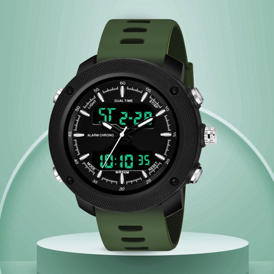 LAMBOO 9064 Sport Multifunction Day&Date Display Premium & Classic Design Party Wear Analog-Digital Watch  - For Men