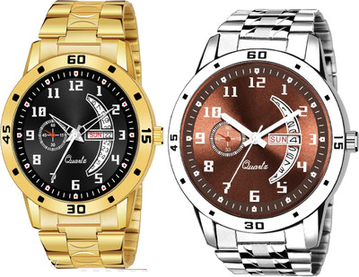Caihong GOLD-1-AND-SLV-18 Analog Watch  - For Men