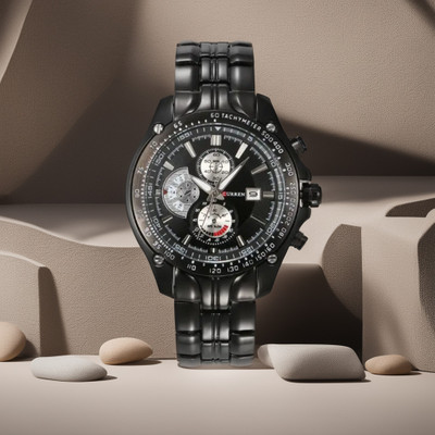 Curren Stainless Steel Quartz Analog Watch  - For Men