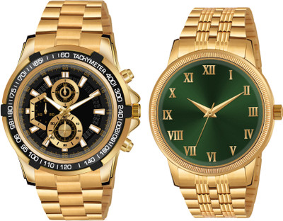Chronorex Premium Flagship Series – AstroloGreen & Green-Black Chrono Look Analog Watch  - For Men