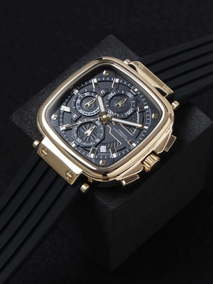French Connection Aegis Chronograph 2 Layer With Real Index. Dial Mineral Glass Analog Watch  - For Men