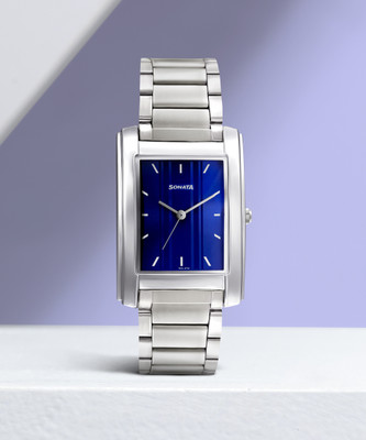 SONATA NP7953SM06W Essential Gents collection Analog Watch  - For Men