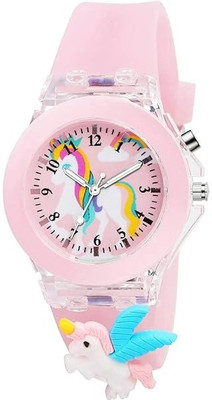 BST Silicone 3D Flying Unicorn Analog watch Silicone 3D Unicorn Analog watch Digital Watch  - For Boys & Girls