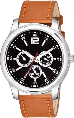 Talgo GR1017-BLK-D-TAN-L Best Quality Sophisticated Boys Analog Watch  - For Men