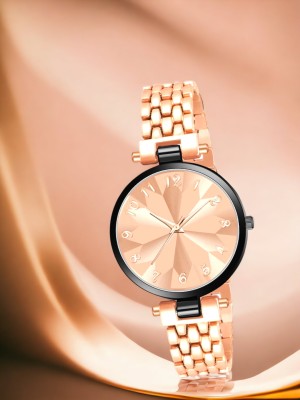 LORENZ AS-127A Lorenz Classic Rose-Gold Analogue Women's Wrist Watch | AS-127A Analog Watch  - For Women