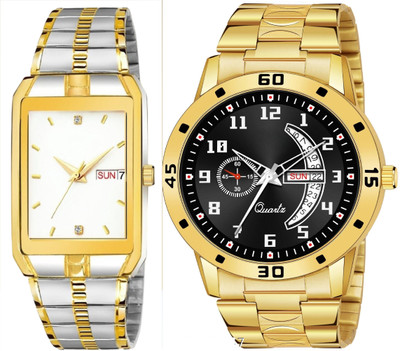 Caihong TT-White-Gold-1 Analog Watch  - For Men