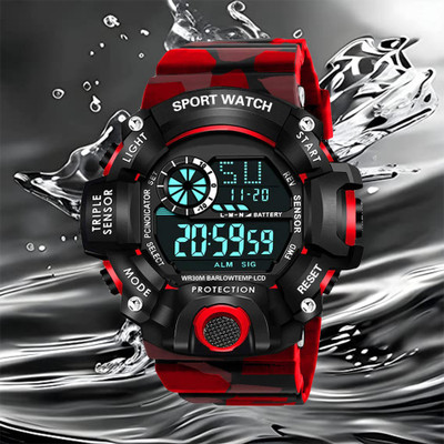 frozil Digital New Men's Sports Watch With Day-Date,Stopwatch,Alarm- Digital Watch  - For Men