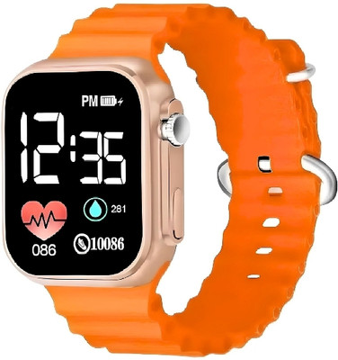 asep Luxurious Waterproof Silicon Colored Led Digital Watch For Boys and Girls Luxurious Waterproof LED Digital Fashion Watch For Boys and Girls and Women Digital Watch  - For Boys & Girls