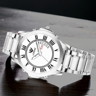 LORENZ MK-4034R Lorenz Day & Date Edition White Dial Analog Watch  - For Men