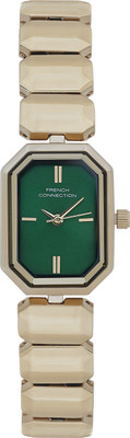 French Connection Green Sunray Dial | Analog Watch For Women's | FCU10NGM Analog Watch  - For Women