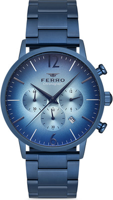 Ferro FM11005A-H Colorful Chronograph Blue Round Dial Analog Watch  - For Men