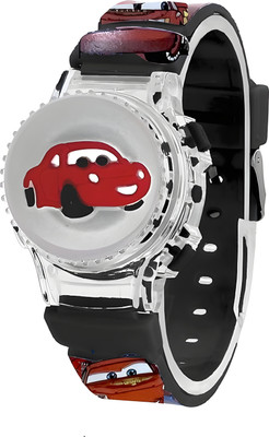 AHAD CREATION Spinner_Car_Black Analog Watch  - For Boys & Girls