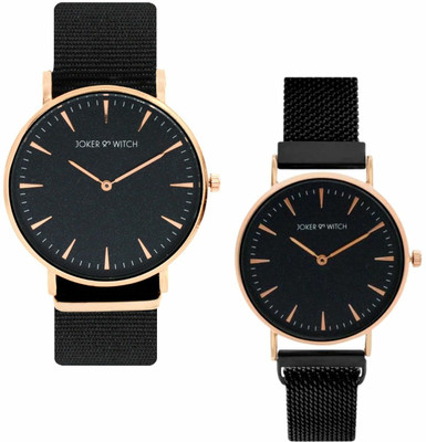Joker & Witch Hugs & Chocolate Couple Watches Analog Watch  - For Couple