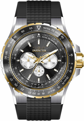 INVICTA 33029 Aviator Black, Silver Dial Quartz Analog Watch  - For Men