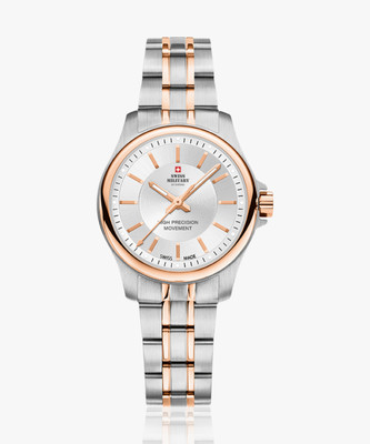 Swiss Military by Chrono SM30201.07 Swiss Made Silver Dial Analog Watch  - For Women