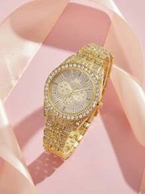 GATRADES MSG2795 FULL BLING ICED OUT DIAMOND CRYSTAL ANALOG WATCH Analog Watch  - For Men & Women