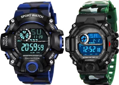 KIMY Digital watch Royal Look Waterproof Military Army Watch For Men’s Boys & Kids in Multicolour Digital Watch  - For Men