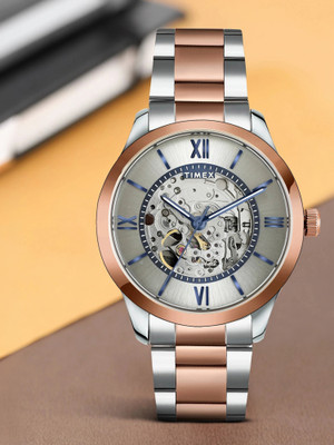 TIMEX Automatic Silver Dial Analog Watch  - For Men