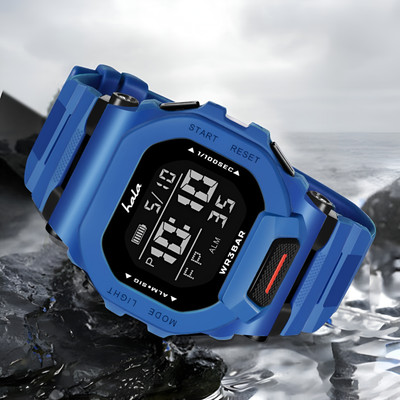 HALA HL-1035 Multi Function Working Premium Quality LED Luminous Light For Mens & Boys Digital Watch  - For Men