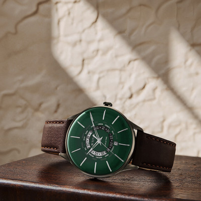 Titan World Time Analog Watch  - For Men