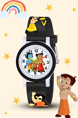 SPINOZA Attractive Black cartoon color ChotaBheem new design analog watch Analog Watch  - For Boys & Girls