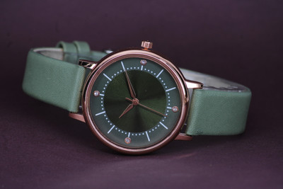 DONGA Leather Strap Structure Dial Design Beautiful Watches Leather Strap Structure Dial Design Beautiful Watches Analog Watch  - For Girls