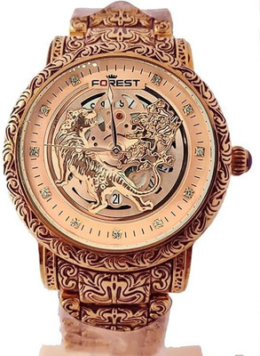 zyrowear LEO GLOWME Analog FOREST Watch, Tiger Design, Ornate Band with Date Display Analog Watch  - For Men