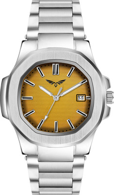 Alexei ALX925 Signature Edition Stainless Steel Collaction ALX925 Yellow Edition Analog Watch  - For Men