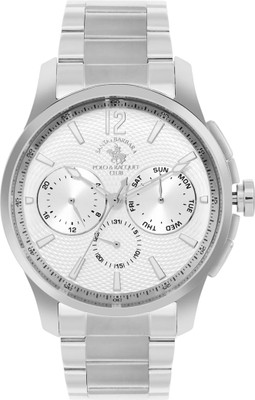Santa Barbara Polo & Racquet Club SB.1.10537-1 Chronograph Silver Dial Quartz Analog Watch  - For Men