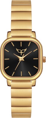 WHITE BIRD JK-110 Gold D Black JK-110 Analog Watch  - For Women