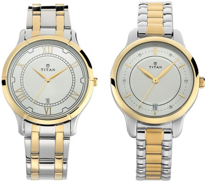 Titan NP17752481BM01 LAGAN PAIR Analog Watch  - For Men & Women