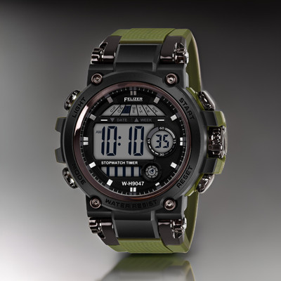 Felizer LED Digital Men Watch Big Dial Digital Watch  - For Men
