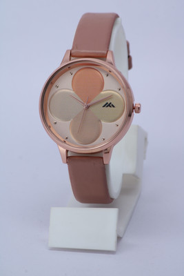 ZANZEER New Premium Multi Flower Dial Designer Slim Fit Leather Belt New Collection premium leather belt multi flower dial Analog Watch  - For Girls