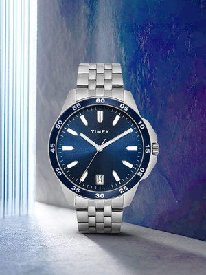 TIMEX Date Function, Blue Dial Analog Watch  - For Men