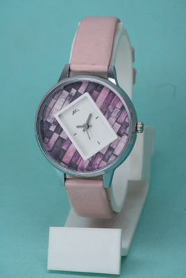 ZANZEER Premium Quality Royal Shiny Round Dial with Attractive Slim Fit Leather Belt Premium Quality Royal Shiny Round Dial with Attractive Slim Fit Leather Belt Analog Watch  - For Women