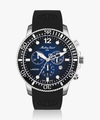 Mathey-Tissot H123CHALBUN Swiss Made Lagoon Chronograph Quartz Blue Dial Analog Watch  - For Men