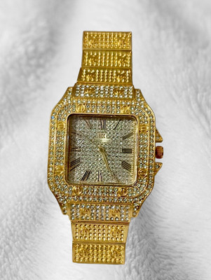 Glowme diamond square GLOWME analog watch for men. Analog Watch  - For Men