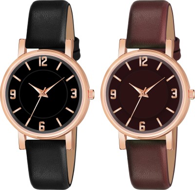 The Shopoholic For Womens And Girls Set Of 2 Analog Watch  - For Women