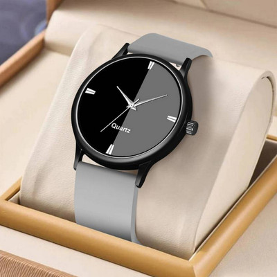 NESTER SL - 3 GREY Premium Silicon Strap Watch for Men & Boys | Casual & Sporty Look Analog Watch  - For Men