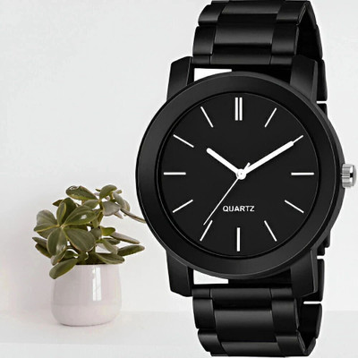 SHURAI Half_black_white_chain_pando Mesh Strap Multicolor Dial Quartz Analog Watch  - For Men